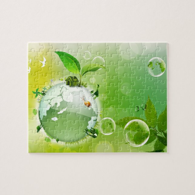 Puzzle Ecología: la tierra es nuestra casa - (Horizontal)