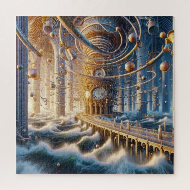 Puzzle Ecos de 1973: El laberinto del Océano Cronos (Vertical)