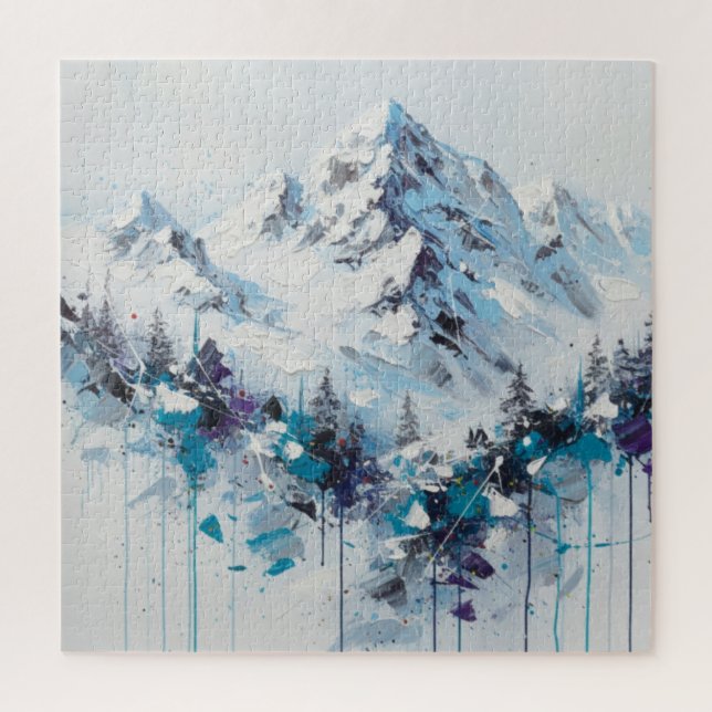 Puzzle Ecos de Hielo y Cielo (Vertical)