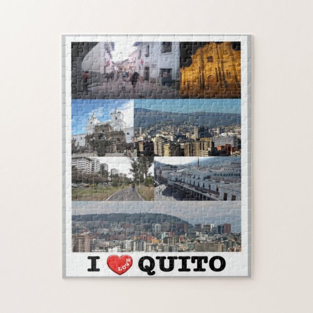 Puzzle Ecuador - Quito - Amo - (Vertical)