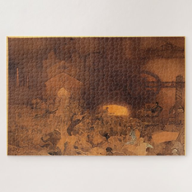 Puzzle Edad de la razón por Mucha (Horizontal)