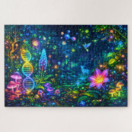 Puzzle Eden Eléctrico: Selva de Neón Fauna y Flora y ADN