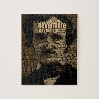 Puzzle Edgar Allan Poe - Tipografía Nevermore