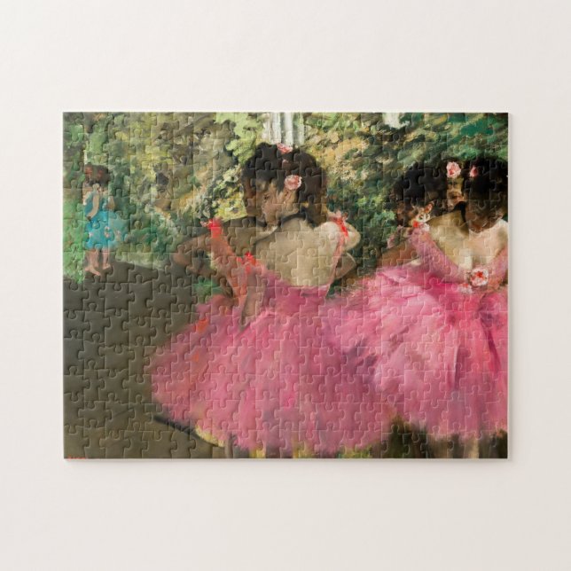 Puzzle Edgar Degas - Bailarinas de rosa (Horizontal)