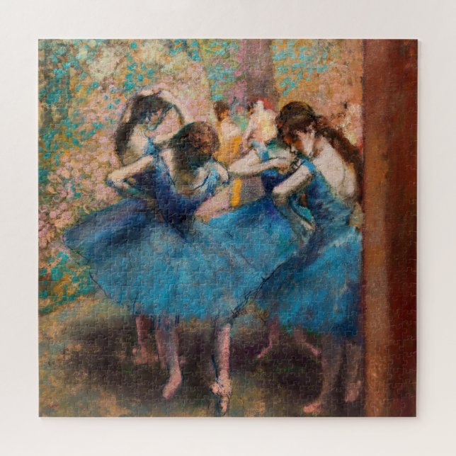 Puzzle Edgar Degas - Bailarinas en azul (Horizontal)