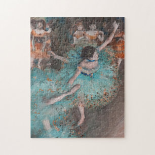 Puzzle Edgar Degas cantando bailarina verde