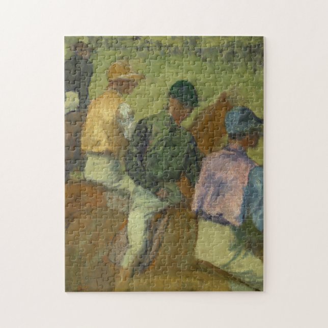 Puzzle Edgar Degas el | cuatro jinetes (Vertical)