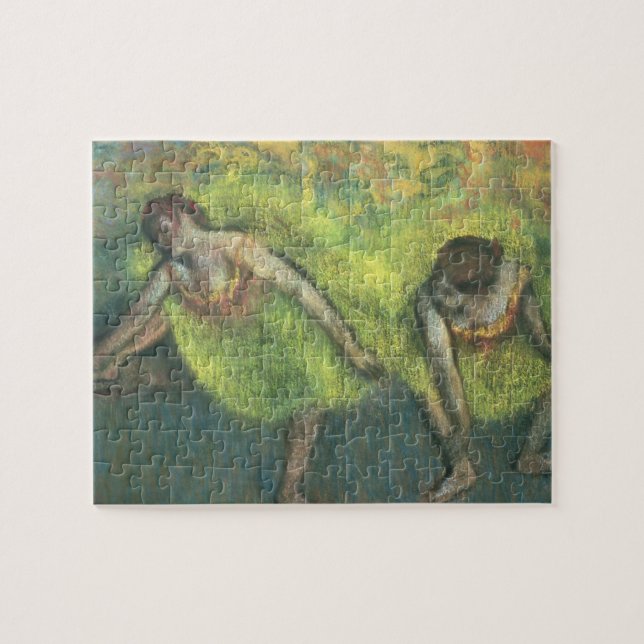 Puzzle Edgar Degas el | dos bailarines que se relajan (Horizontal)