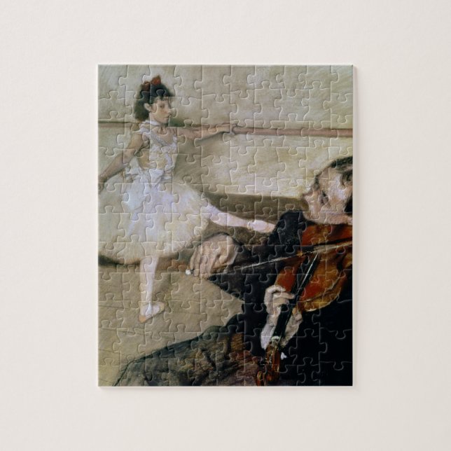 Puzzle Edgar Degas el | la lección de danza, c.1879 (Vertical)