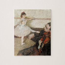 Puzzle Edgar Degas. Lección de danza. Impresionismo vinta