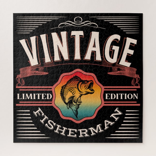 PUZZLE EDICIÓN LIMITADA PESCADOR VINTAGE (Vertical)