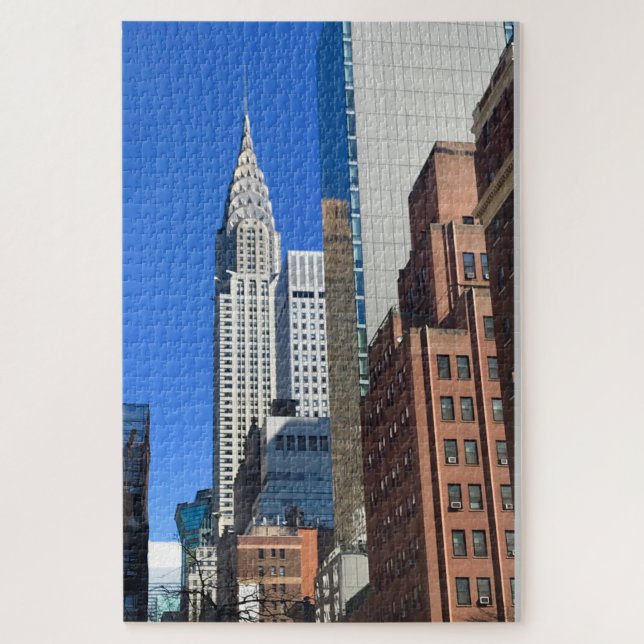 Puzzle Edificio Chrysler de NYC Art Deco (Vertical)