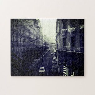 Puzzle Edificio de coches vintage Argelia Argel