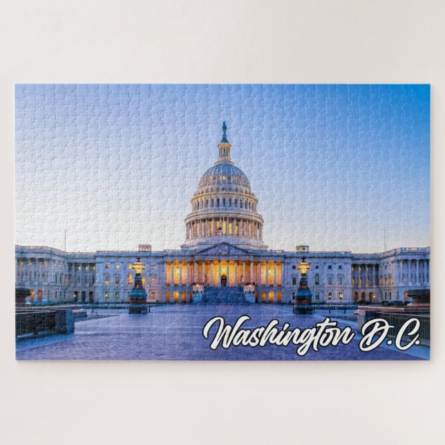Puzzle Edificio de la Capital de los Estados Unidos, Wash (Horizontal)