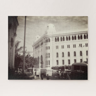 Puzzle Edificio de oficina de correos vintage Argelia Arg