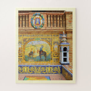 Puzzle Edificio decorativo español