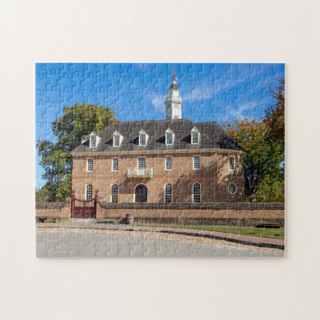Puzzle Edificio del Capitolio en Colonial Williamsburg (Horizontal)