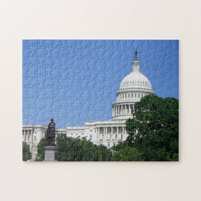 Puzzle Edificio del Capitolio en Washington DC (Horizontal)