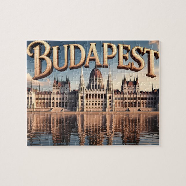 Puzzle Edificio del Parlamento húngaro en Budapest (Horizontal)