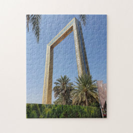 Puzzle Edificio Dubai Frame situado en el parque Zabeel