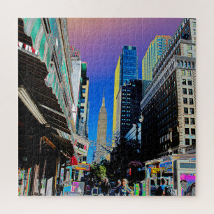 Puzzle Edificio Empire State del 42° Poster de St. New Yo