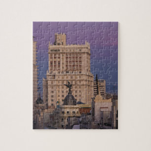 Puzzle Edificios a lo largo de Gran Vía y Edificio España