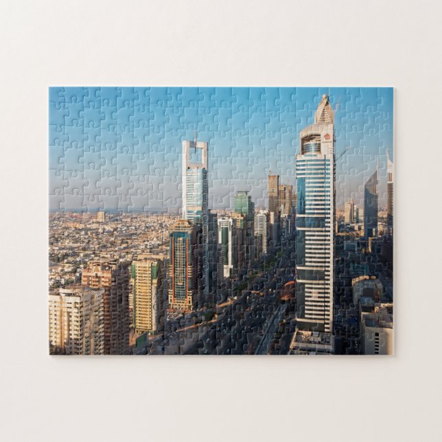 Puzzle Edificios a lo largo de Sheikh Zayed Road, Dubai (Horizontal)