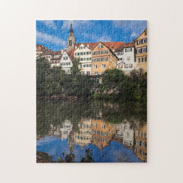 Puzzle Edificios a lo largo del río | Alemania (Vertical)