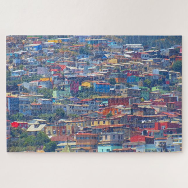 Puzzle edificios de color valparaíso (Horizontal)