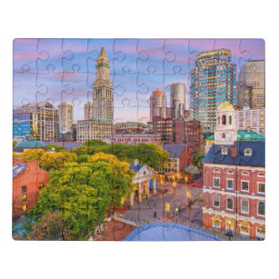 Puzzle Edificios de la ciudad de Boston Massachusetts Est