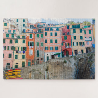 Puzzle Edificios de Manarola, Cinque Terre, Italia