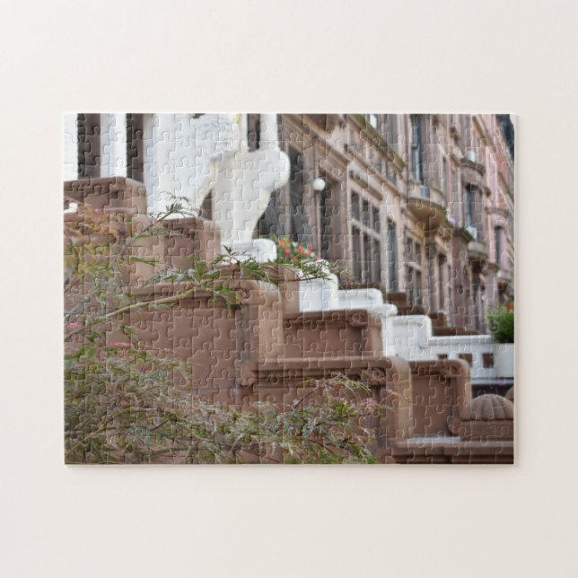 Puzzle Edificios del Upper West Side de New York Brownsto (Horizontal)