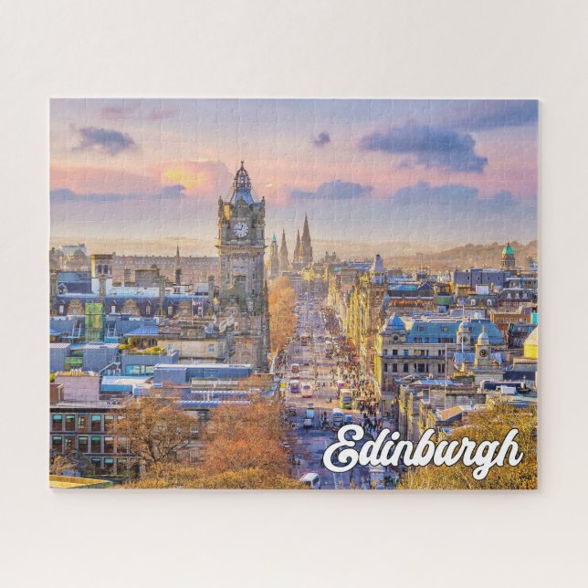 Puzzle Edimburgo, Escocia, Reino Unido (Horizontal)