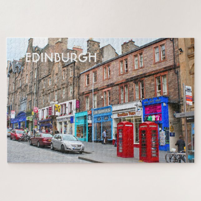 Puzzle Edimburgo: Royal Mile, Escocia (Horizontal)