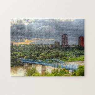 Puzzle Edmonton Ciudad Canadá.