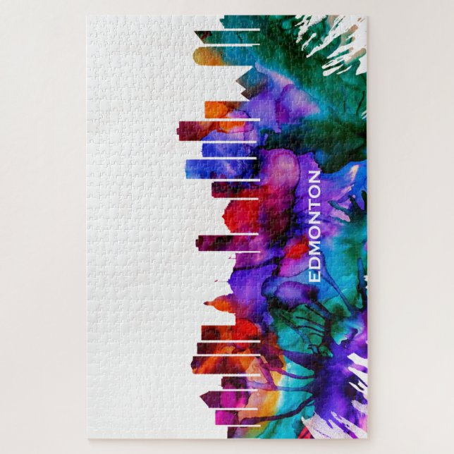 Puzzle Edmonton Skyline (Vertical)