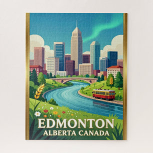 Puzzle Edmonton Valle del Río Alberta Viajes