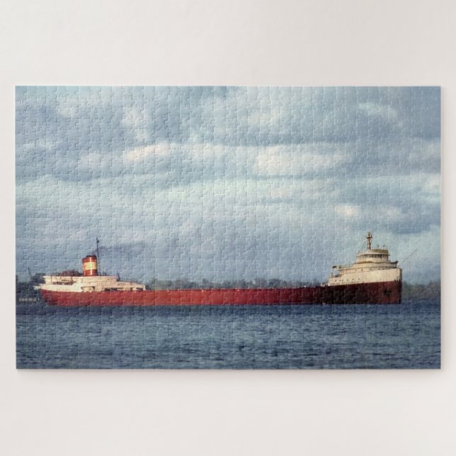 Puzzle Edmund Fitzgerald Antiguo Marítimo Grandes Lagos (Horizontal)