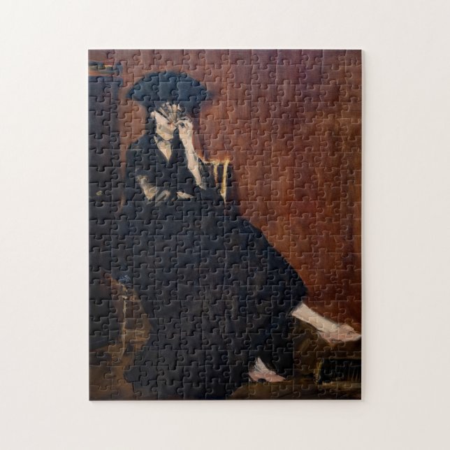Puzzle Edouard Manet - Berthe Morisot con un abanico (Vertical)