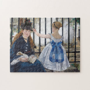 Puzzle Edouard Manet - El ferrocarril