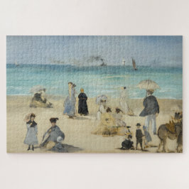 Puzzle Edouard Manet - En la playa, Boulogne-sur-Mer