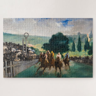Puzzle Edouard Manet - Las carreras en Longchamp