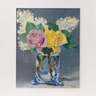 Puzzle Edouard Manet - Lilas y Rosas