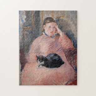 Puzzle Edouard Manet - Mujer con un gato