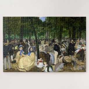 Puzzle Edouard Manet - Música en los jardines de las Tull