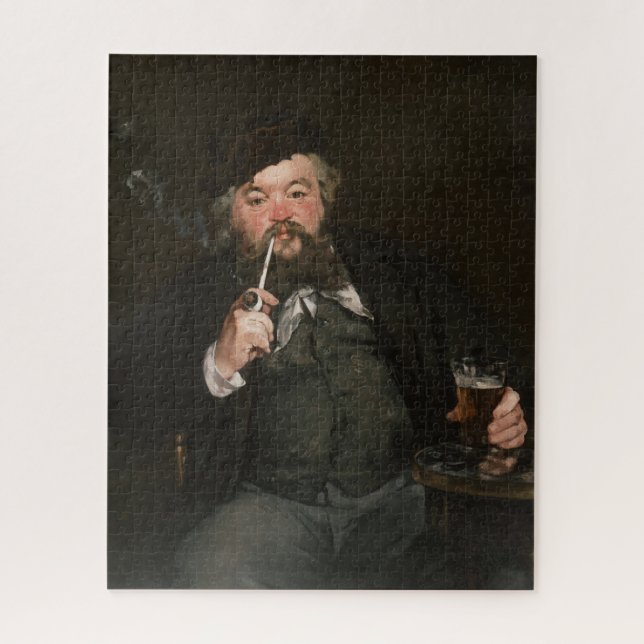 Puzzle Edouard Manet - Un buen vaso de cerveza / Bock de  (Vertical)