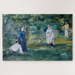 Puzzle Edouard Manet - Un juego de croquet
