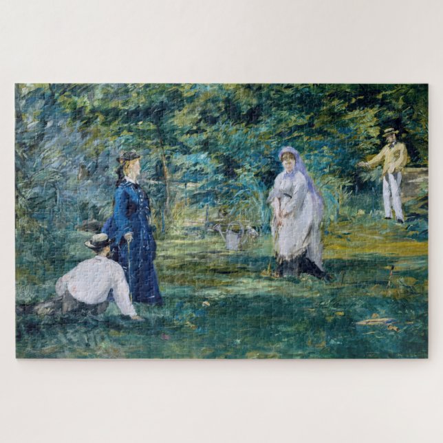 Puzzle Edouard Manet - Un juego de croquet (Horizontal)