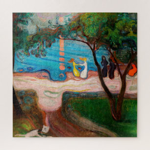 Puzzle Edvard Munch - Baile en la playa