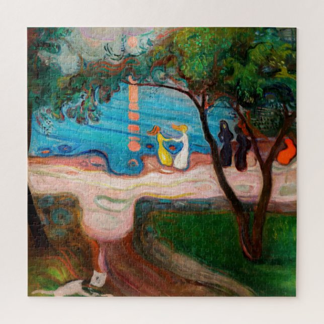 Puzzle Edvard Munch - Baile en la playa (Vertical)